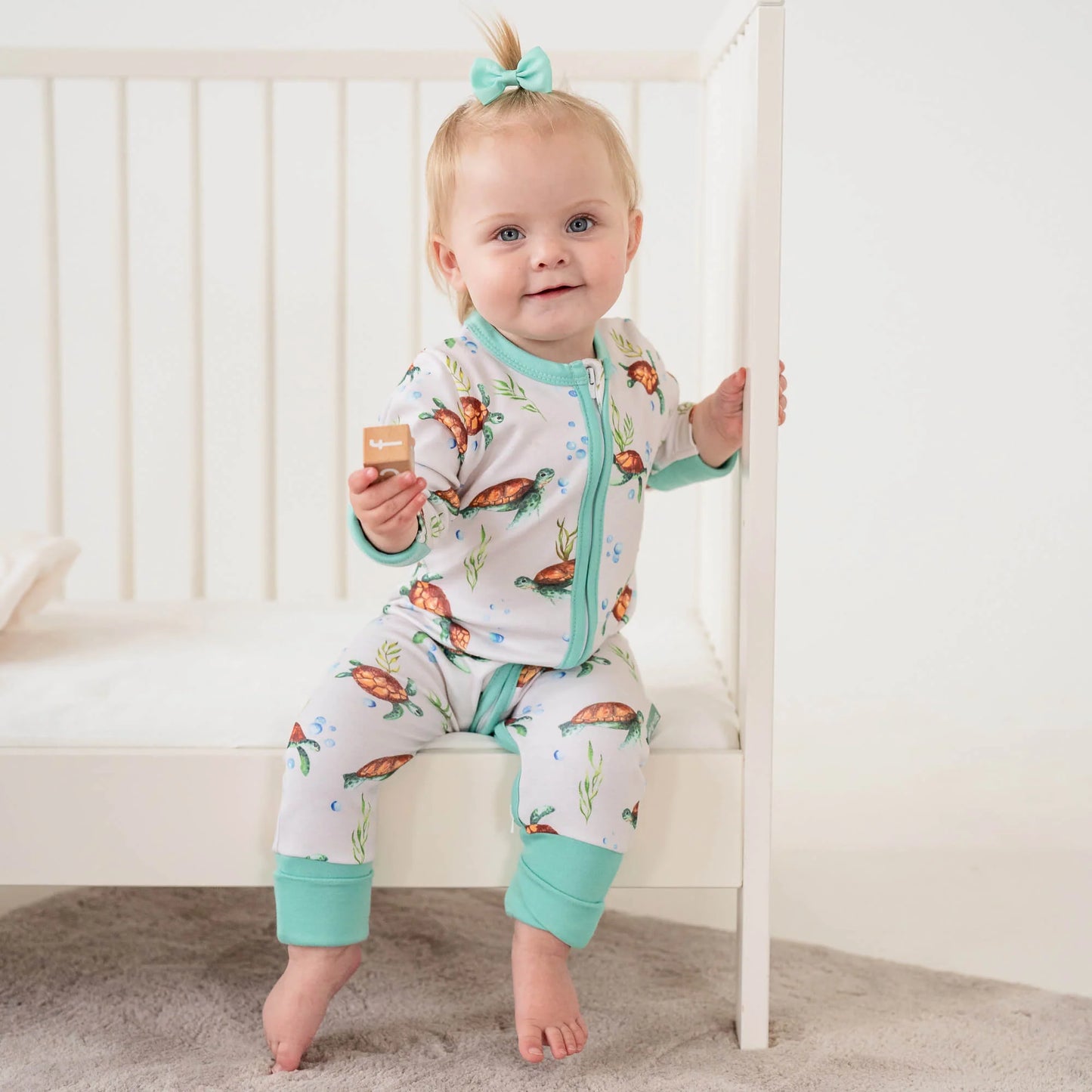 Tropical Turtles Sleepsuit