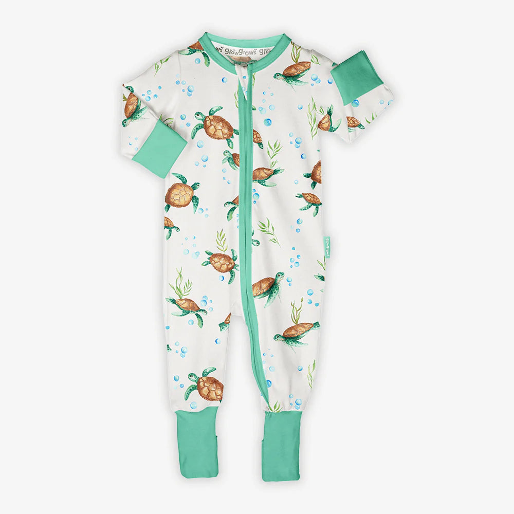 Tropical Turtles Sleepsuit