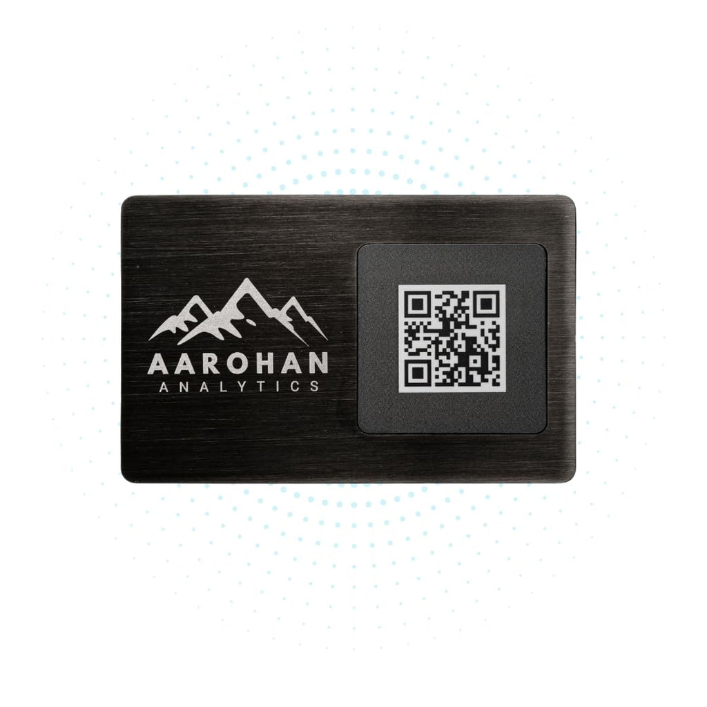 iBotz Premium Metal Smart Business Card with NFC-QR CODE & MINI Website I One Time Purchase I Premium Metal I Customization I Professional Appeal