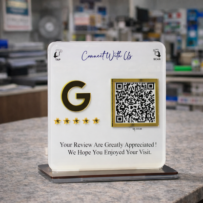 1 QR Smart Google Review Standee