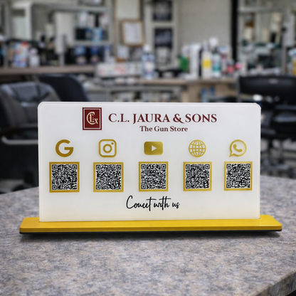 5QR Premium Standee - Landscape