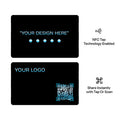 iBotz Premium PVC Smart Business Card with NFC-QR CODE I One Time Purchase I Premium Material I Customization I Professional Appeal