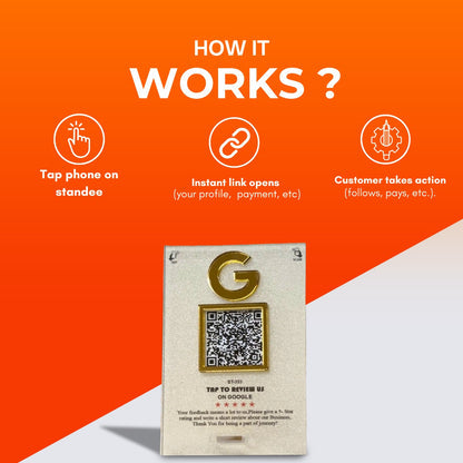 1 Qr 4*6 Size Frosted Standee