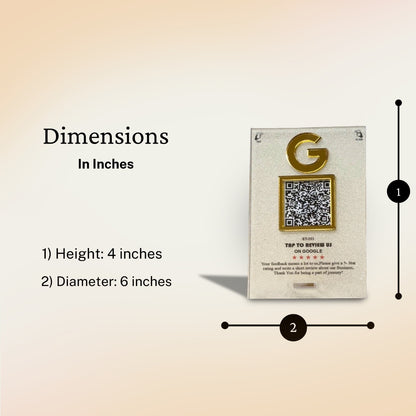 1 Qr 4*6 Size Frosted Standee