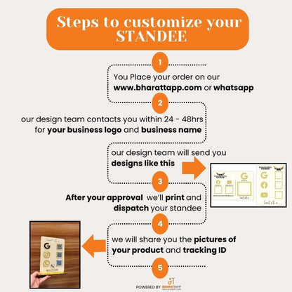 1 Qr 4*6 Size Frosted Standee