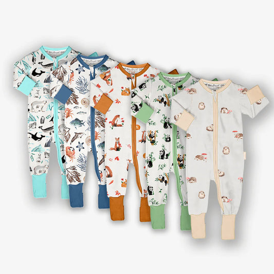 Wildlife Sleepsuit 5-Pack