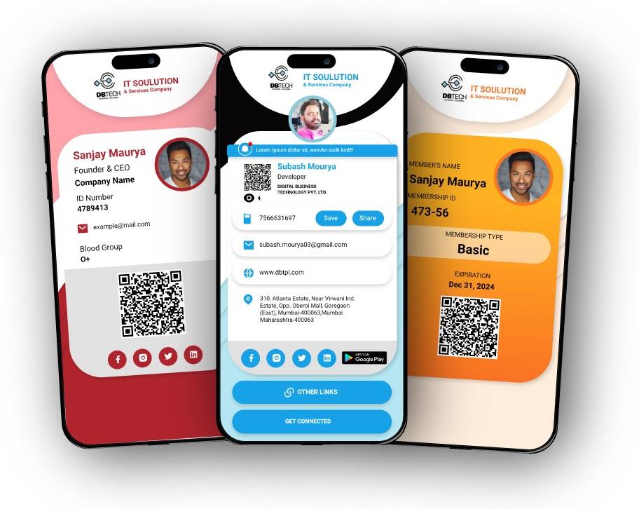 iBotz Premium Digital Business Card with QR CODE & MINI Website I One Time Purchase I Customization I Professional Appeal