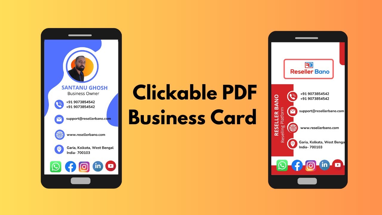 iBotz Premium Digital Business Card with QR CODE & MINI Website I One Time Purchase I Customization I Professional Appeal