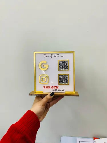 Smart NFC 2 QR Table Top Standee - Icon Edition